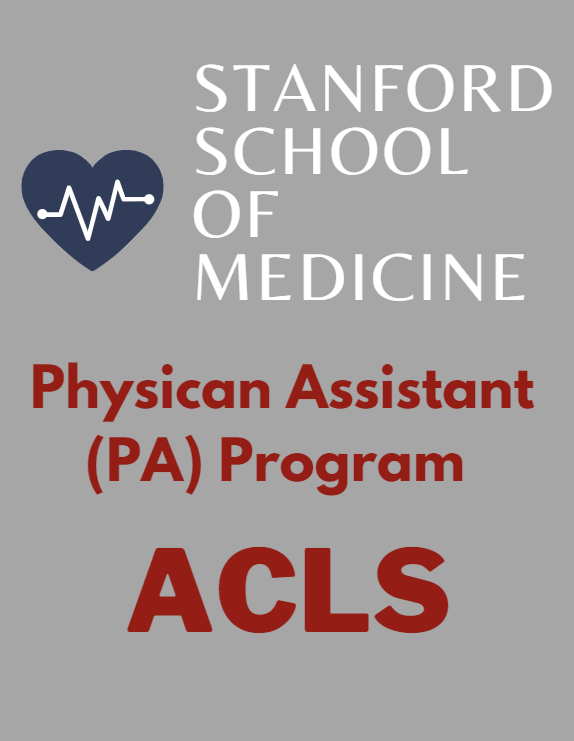 ACLS & BLS Skills - School of Medicine PA Program Banner